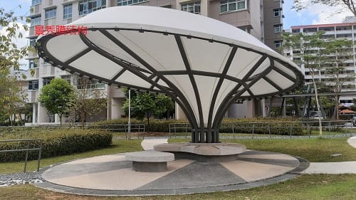 膜結(jié)構(gòu)遮陽亭