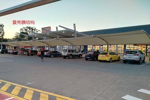 膜結(jié)構(gòu)汽車(chē)遮陽(yáng)棚