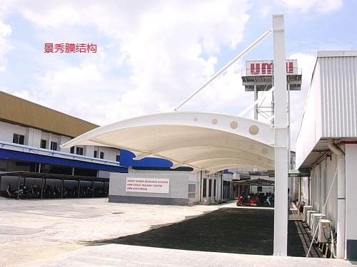 7字型膜結(jié)構(gòu)車棚