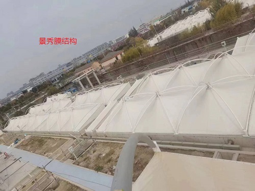 污水池反吊膜加蓋